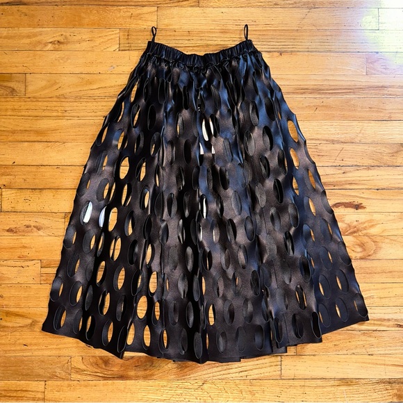 Miu miu perforated nappa leather skirt NWT - Picture 2 of 5